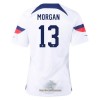 Officiële Voetbalshirt USA MORGAN 13 Thuis WK 2022 - Dames